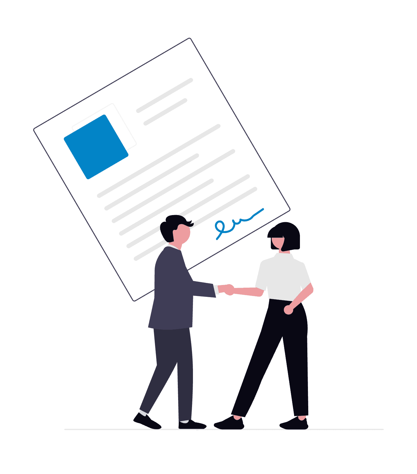 受注（契約）のイメージ