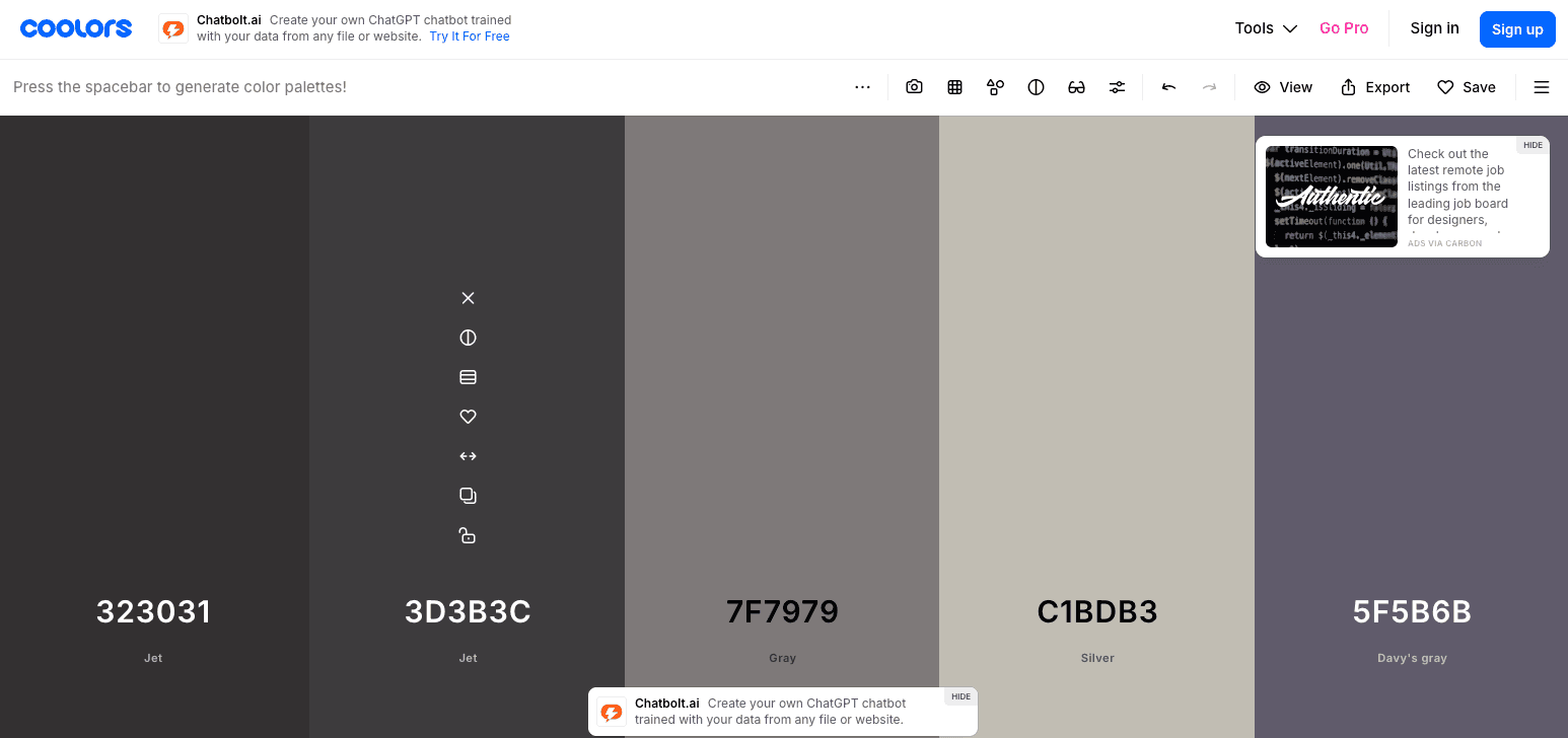 Colorsスクリーンショット