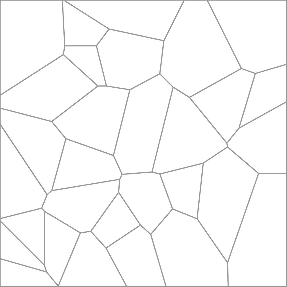 ボロノイ図の例 ボロノイ図の例